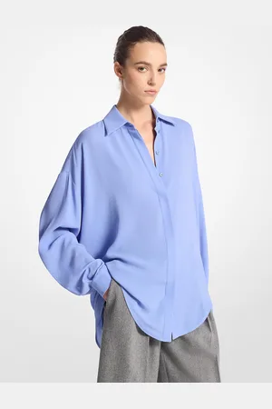 Michael Kors MK Camicia oversize in georgette di seta