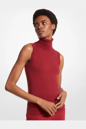 Michael Kors MK Dolcevita smanicato in cashmere
