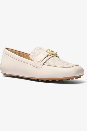 Michael Kors MK Loafer mocassino Mandy in pelle con stampa logo