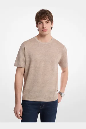 Michael Kors MK T-Shirt in lino e cotone