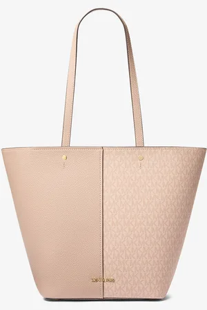 Michael Kors MK Borsa tote Flora grande in pelle e stampa logo