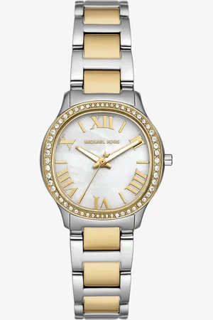 Michael Kors MK Orologio Sage mini bicolore con pavé