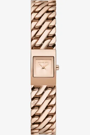 Michael Kors MK Orologio Darrington mini tonalità con maglie a catena