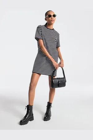 Michael Kors MK Abito t-shirt in cotone a righe