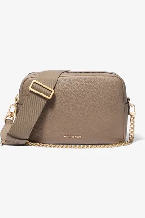 Michael Kors MK Camera bag a tracolla Bryant media in pelle martellata