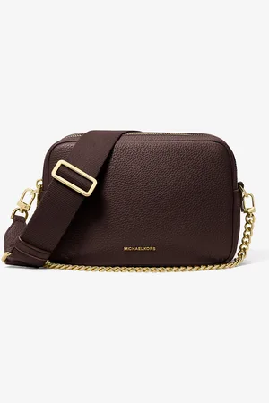 Michael Kors MK Camera bag a tracolla Bryant media in pelle martellata