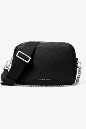 Michael Kors MK Camera bag a tracolla Bryant media in pelle martellata