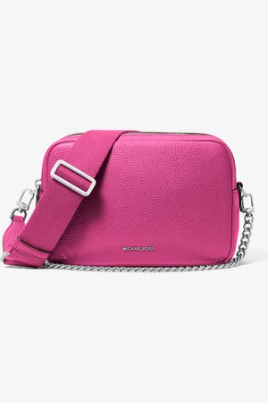 Michael Kors MK Camera bag a tracolla Bryant media in pelle martellata