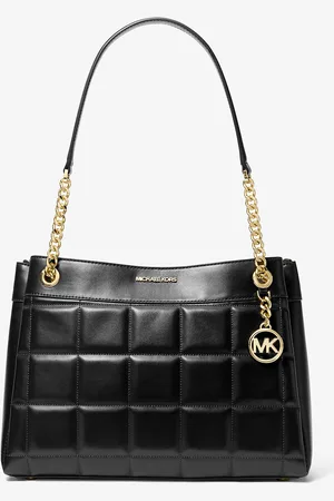 Michael Kors MK Borsa tote Susan media in pelle trapuntata