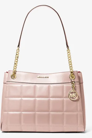 Michael Kors MK Borsa tote Susan media in pelle trapuntata