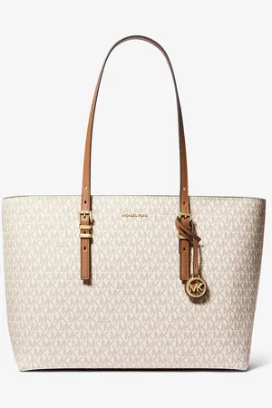 Michael Kors MK Borsa tote Quinn grande in pelle e stampa logo