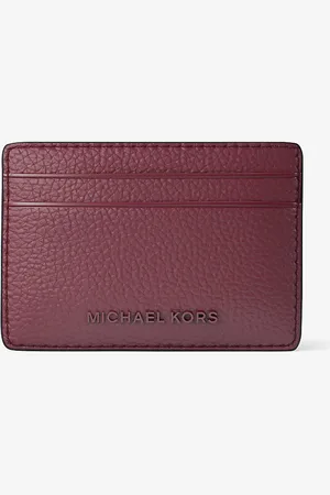 Michael Kors MK Porta carte di credito Jet Set in pelle martellata