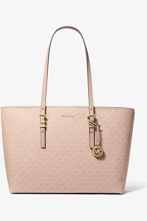 Michael Kors MK Borsa tote Quinn grande in pelle e stampa logo