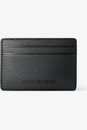 Michael Kors MK Porta carte di credito Jet Set in pelle martellata