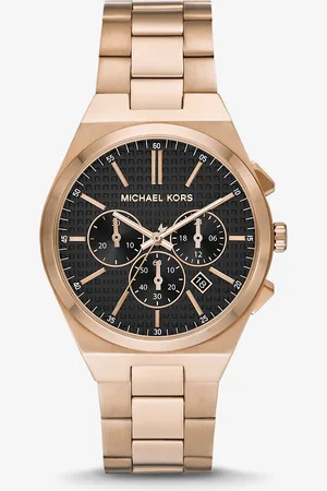 Michael Kors MK Orologio Lennox oversize tonalità oro beige