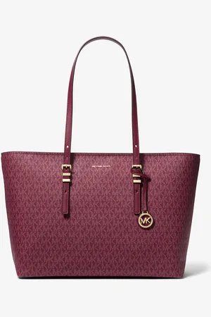 Michael Kors MK Borsa tote Quinn grande in pelle e stampa logo