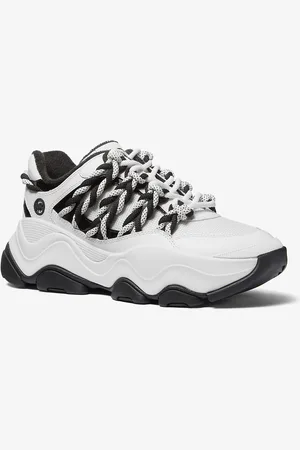 Michael Kors MK Sneaker Atlas in mesh e pelle con cordoncino