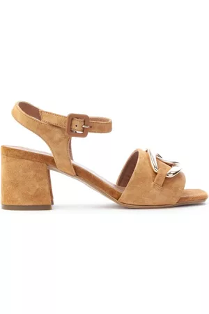 carmens 49160 Sandalo Fascia Catena Tania Chain Marrone, Donna, Taglia: 38 EU