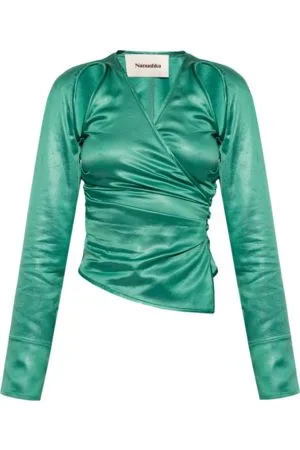 Nanushka Donna, Camicette , Verde, M, new