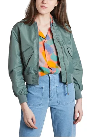 Aigle Giacca del bomber Verde, Donna, Taglia: M