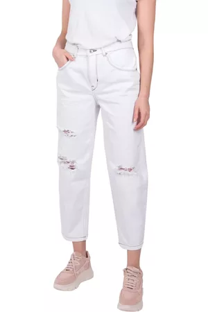 Drykorn Donna Pantaloni - Shelter Jeans White 6010-260153 Bianco, Donna, Taglia: W29 L34