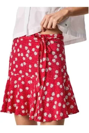 Pepe Jeans Donna, Gonne, Rosso, L, new