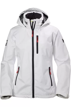 Helly Hansen Giacca da vela con cappuccio dell`equipaggio Bianco, Donna, Taglia: L