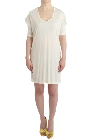 Costume National Donna, Abiti, Bianco, M, new