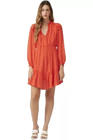 Suncoo Donna Vestiti - Abito Cindy Arancione, Donna, Taglia: M