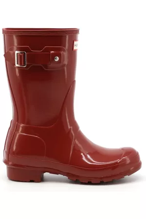 Hunter Donna Stivali di gomma - Stivali da pioggia Wfs1000Rgl Rosso, Donna, Taglia: 38 EU