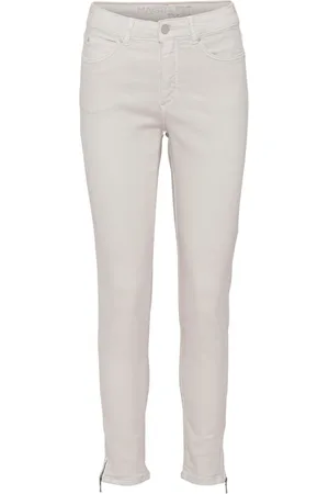 C.ro Donna, Pantaloni, Bianco, L, new