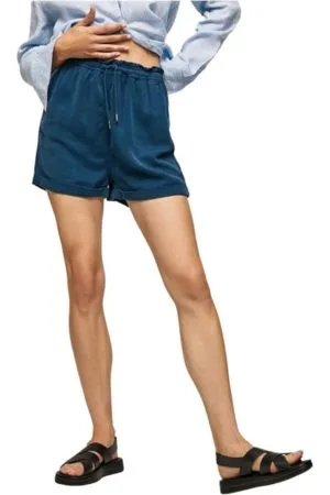 Pepe Jeans Donna, Pantaloncini, Blu, S, new