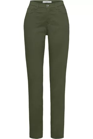Brax Pantaloni slim-fit Verde, Donna, Taglia: 3XL