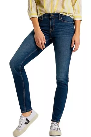 Lee Donna Pantaloni - Jeans attillati Blu, Donna, Taglia: W33 L31