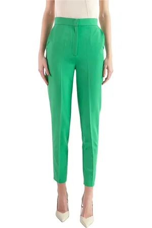 ACTUALEE Donna, Pantaloni, Verde, S, new