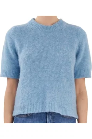 Dagmar Round-neck Knitwear Blu, Donna, Taglia: S
