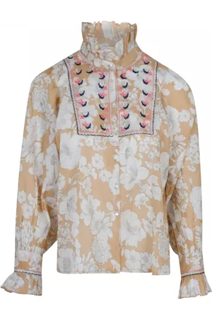 Antik Batik Donna Bluse - Blouses Beige, Donna, Taglia: M