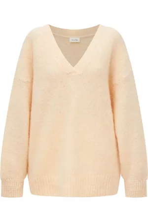 American Vintage Donna Felpe senza cappuccio - Felpe con cappuccio Beige, Donna, Taglia: Xs/S