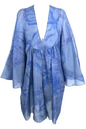 Armani Pre-owned Donna Vestiti estivi - Pre-owned Seta dresses Blu, Donna, Taglia: S