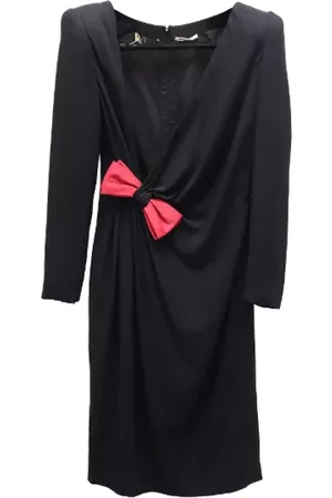 VALENTINO Pre-owned Silk dresses Nero, Donna, Taglia: L