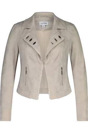 Joseph Ribkoff Donna Giacche di pelle - Leather Jackets Beige, Donna, Taglia: M