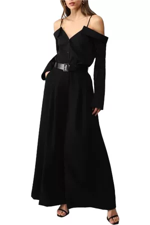 Imperial Donna Vestiti lunghi - Maxi Dresses Nero, Donna, Taglia: S