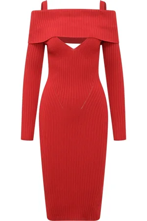 ANDREA ADAMO Donna, Abiti, Rosso, M, new