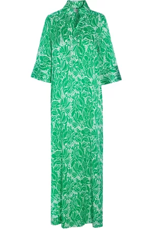 Dea Kudibal Donna Vestiti lunghi kimono - Maxi vestito giornaliero Verde, Donna, Taglia: M