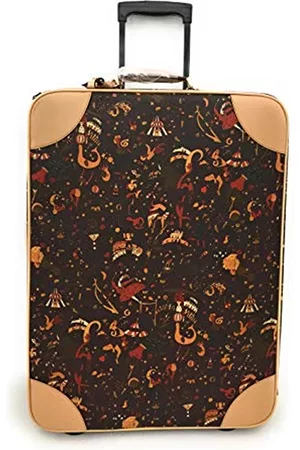 Comma, Piero Guidi Trolley Unisex in stampa Magic Circus Marrone - Taglia unica Marrone, unisex, Taglia: ONE Size