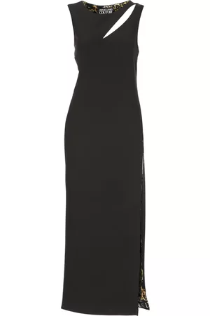 VERSACE Donna Vestiti lunghi - Maxi Dresses Nero, Donna, Taglia: S