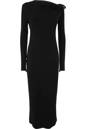 VERSACE Donna Vestiti lunghi - Maxi vestito giornaliero Nero, Donna, Taglia: XS
