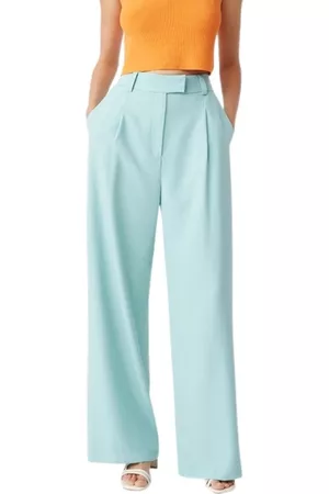 Suncoo Donna Pantaloni - Wide Trousers Blu, Donna, Taglia: XS