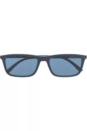 Emporio Armani Ea4160 57591W Clip Sunglasses Blu, Uomo, Taglia: 55 MM