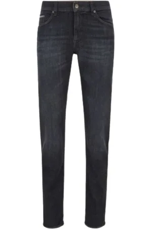 HUGO BOSS Uomo, Jeans, Nero, W34, new
